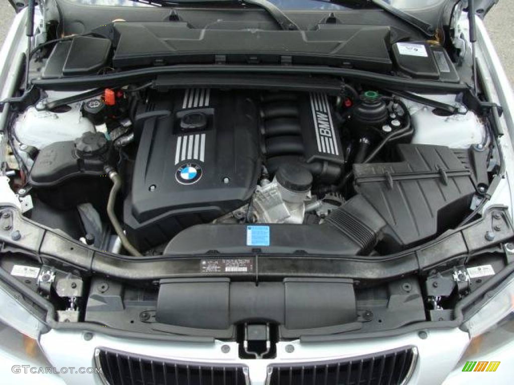 2007 3 Series 328i Sedan - Titanium Silver Metallic / Black photo #25