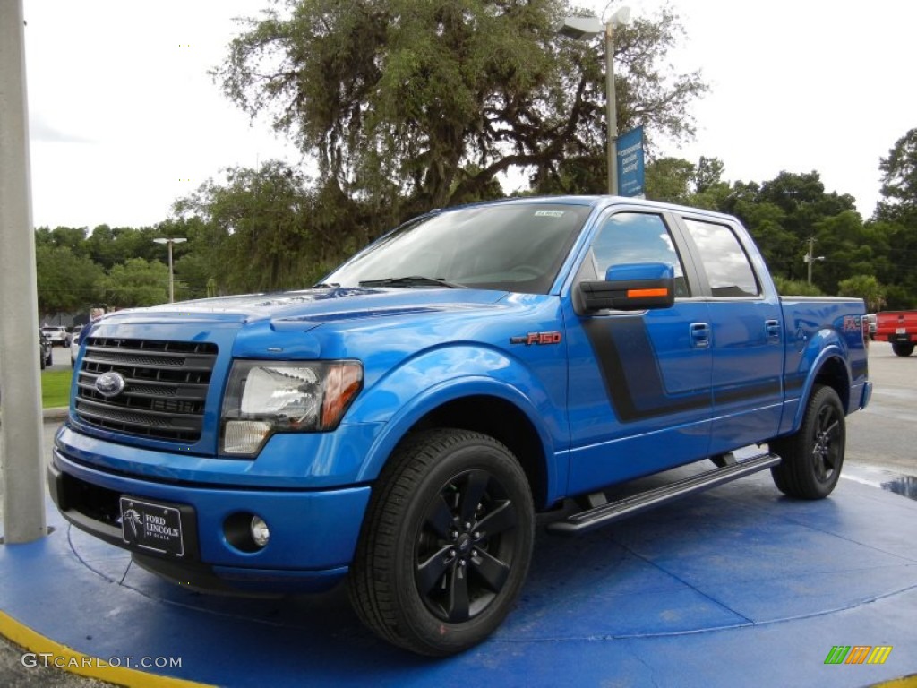 Blue Flame Ford F150