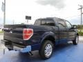 2014 Blue Jeans Ford F150 Lariat SuperCrew  photo #3