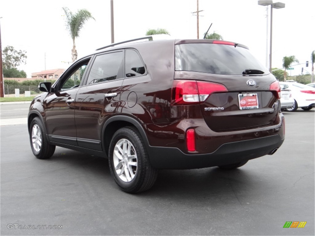 2014 Sorento LX - Dark Cherry / Black photo #4