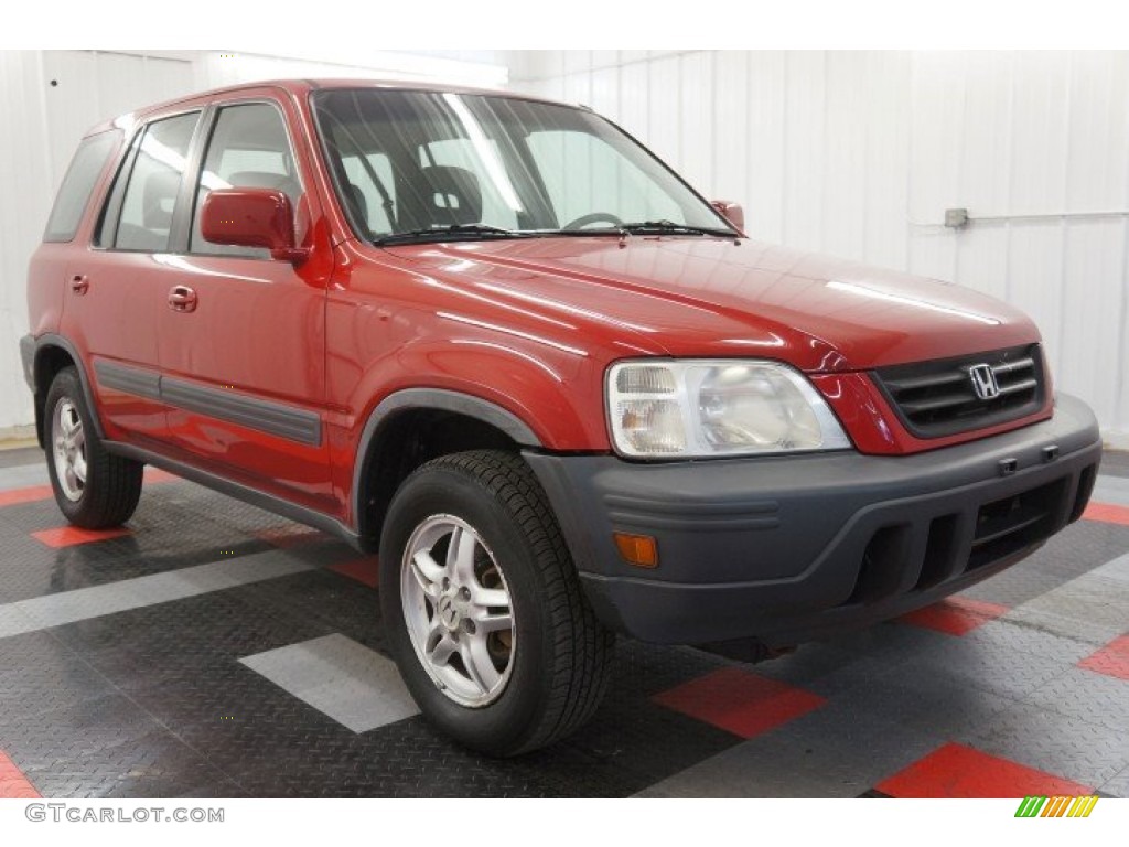 1999 CR-V EX 4WD - Milano Red / Charcoal photo #13