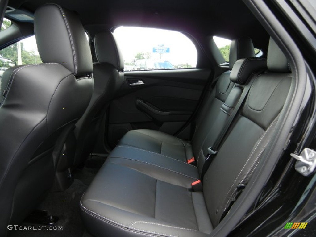 ST Charcoal Black Recaro Sport Seats Interior 2014 Ford Focus ST Hatchback Photo #95456816