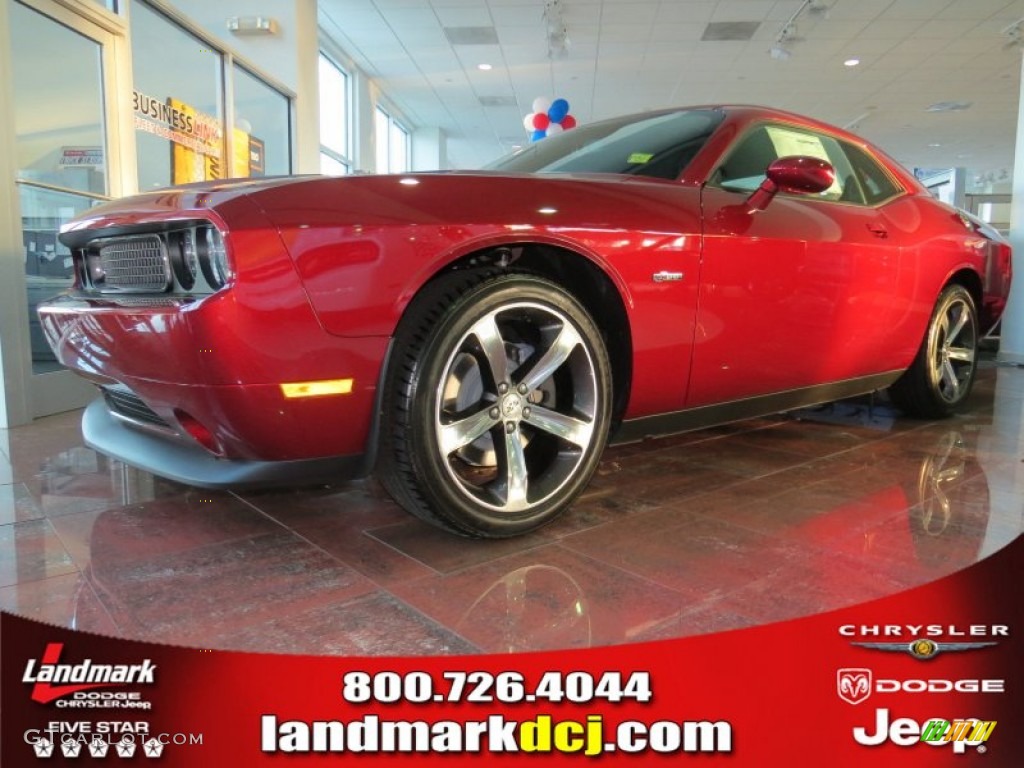 2014 Challenger SXT 100th Anniversary Edition - High Octane Red Pearl / Anniversary Dark Slate Gray/Molten Red photo #1