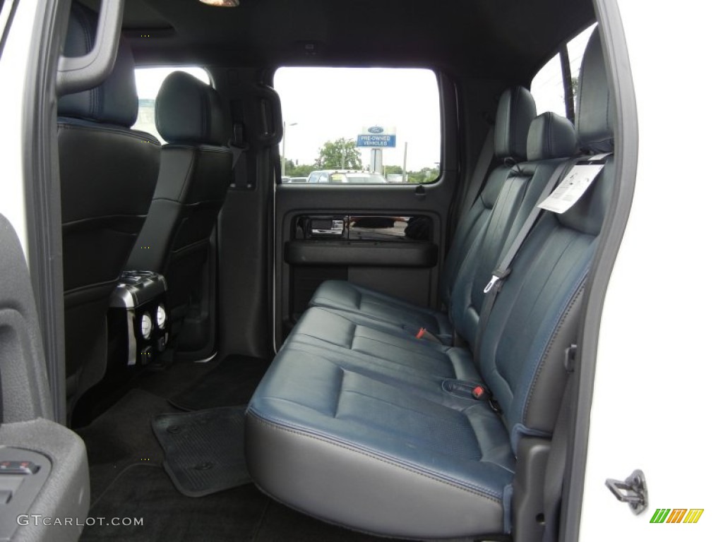 2014 Ford F150 Limited SuperCrew 4x4 Rear Seat Photo #95457863