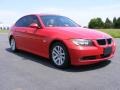 2006 Electric Red BMW 3 Series 325i Sedan  photo #2