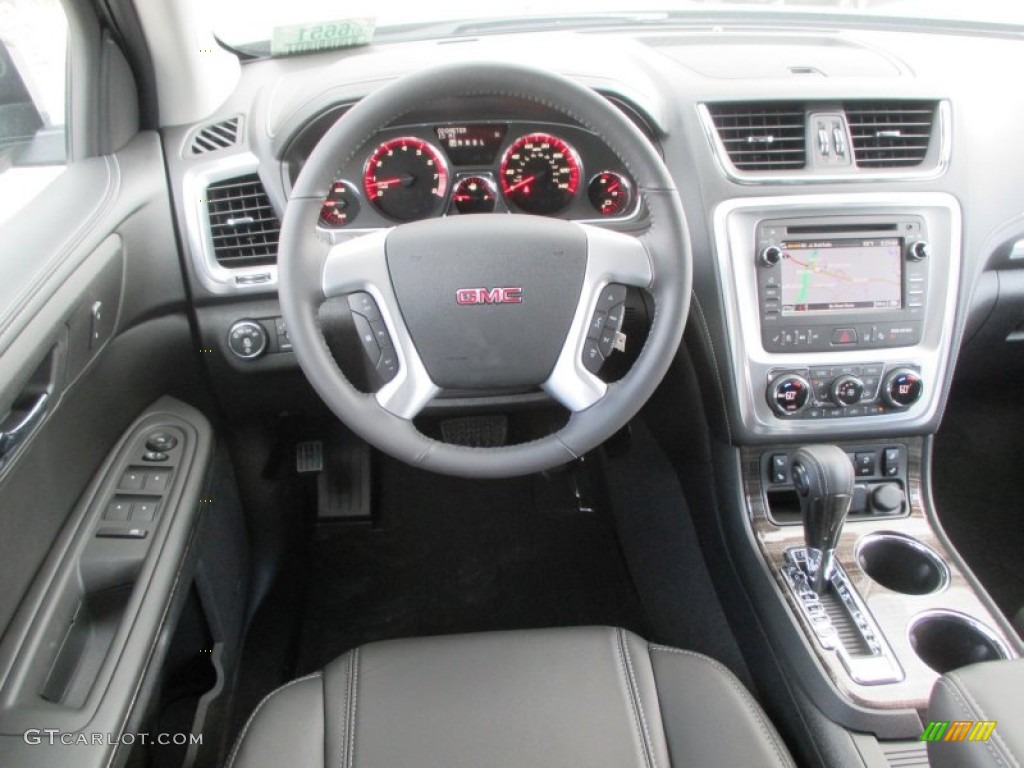 2015 GMC Acadia SLT AWD Ebony Dashboard Photo #95458055