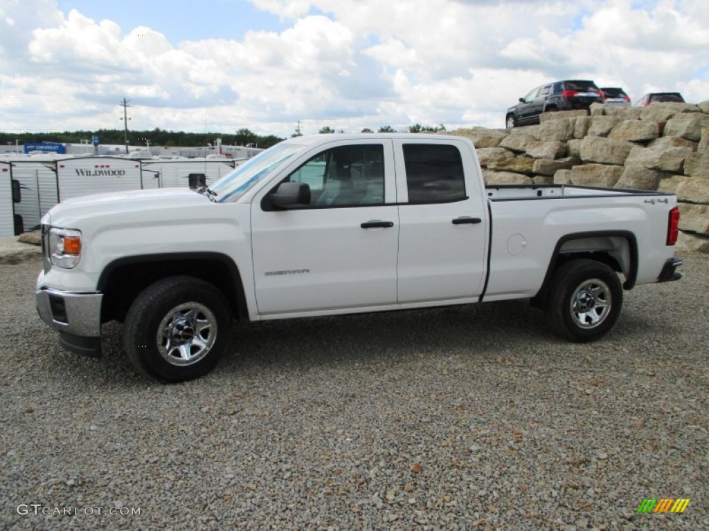 Summit White 2014 GMC Sierra 1500 Double Cab 4x4 Exterior Photo #95458421