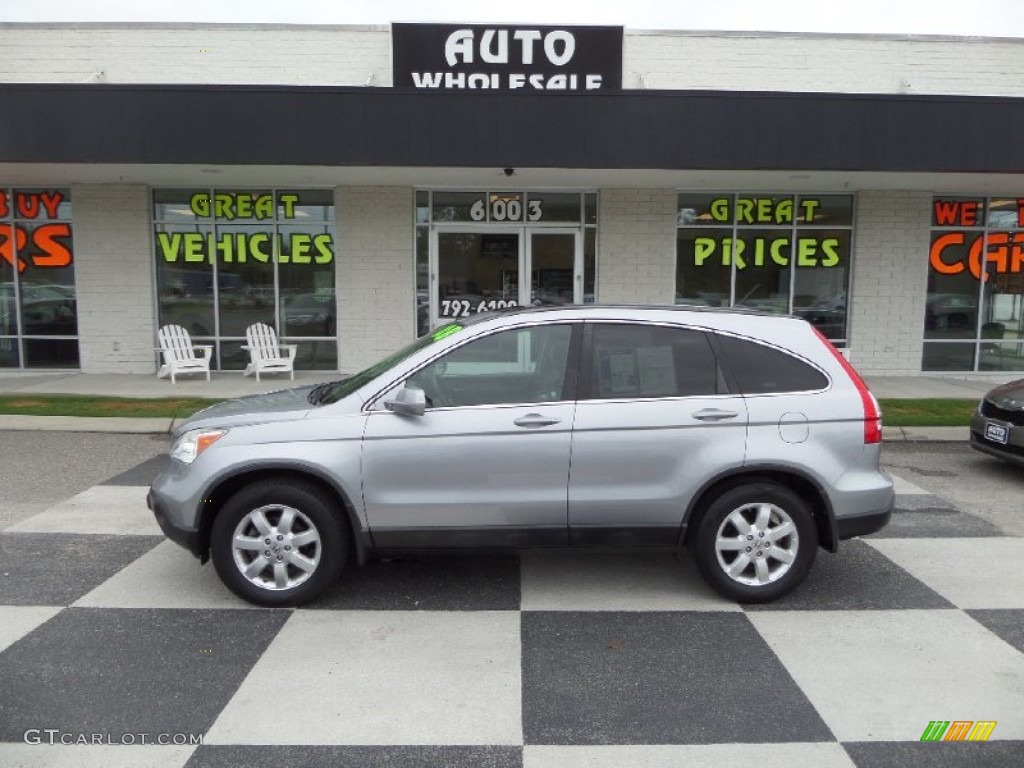 2008 CR-V EX-L 4WD - Whistler Silver Metallic / Gray photo #1