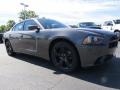 2014 Granite Crystal Metallic Dodge Charger SXT  photo #4