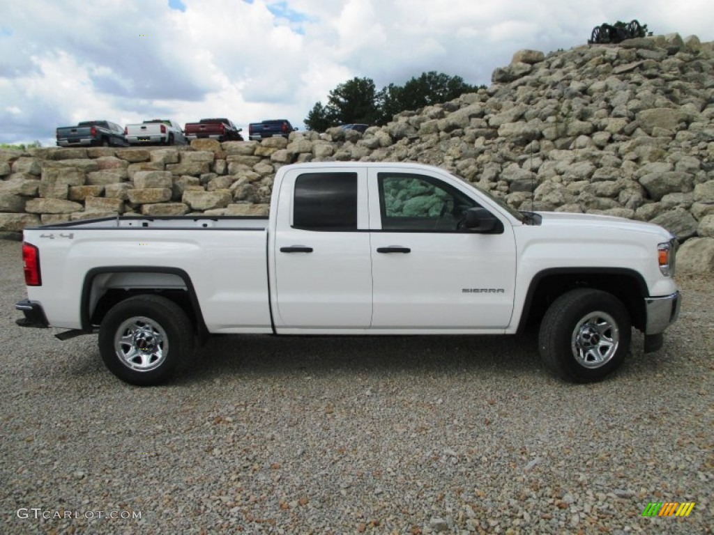 Summit White 2014 GMC Sierra 1500 Double Cab 4x4 Exterior Photo #95458787