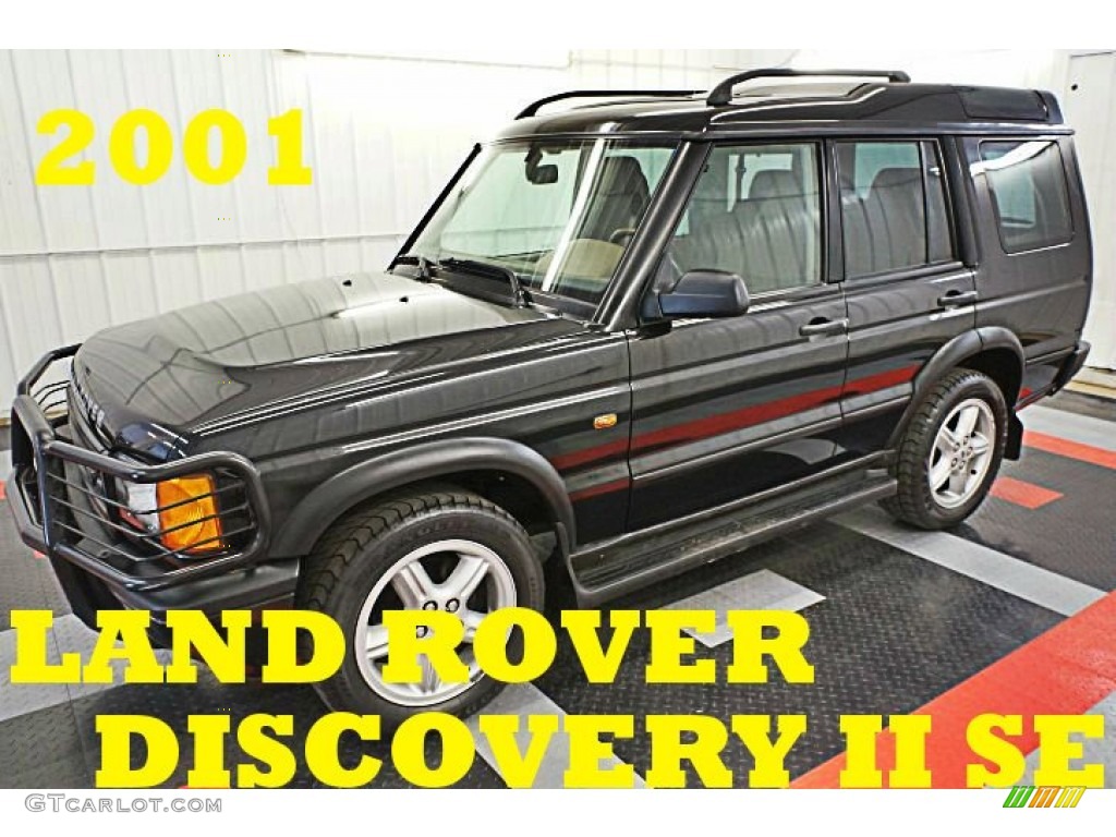 2001 Discovery II SE - Java Black / Bahama Beige photo #1