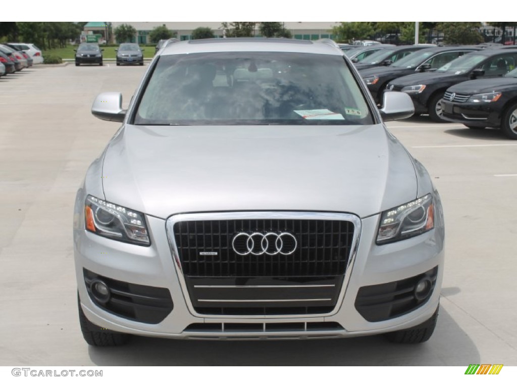 2009 Q5 3.2 Premium Plus quattro - Ice Silver Metallic / Black photo #2