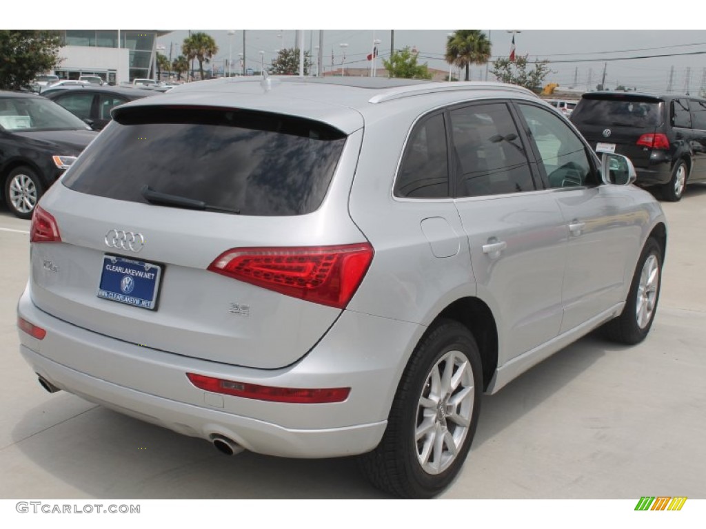 2009 Q5 3.2 Premium Plus quattro - Ice Silver Metallic / Black photo #9