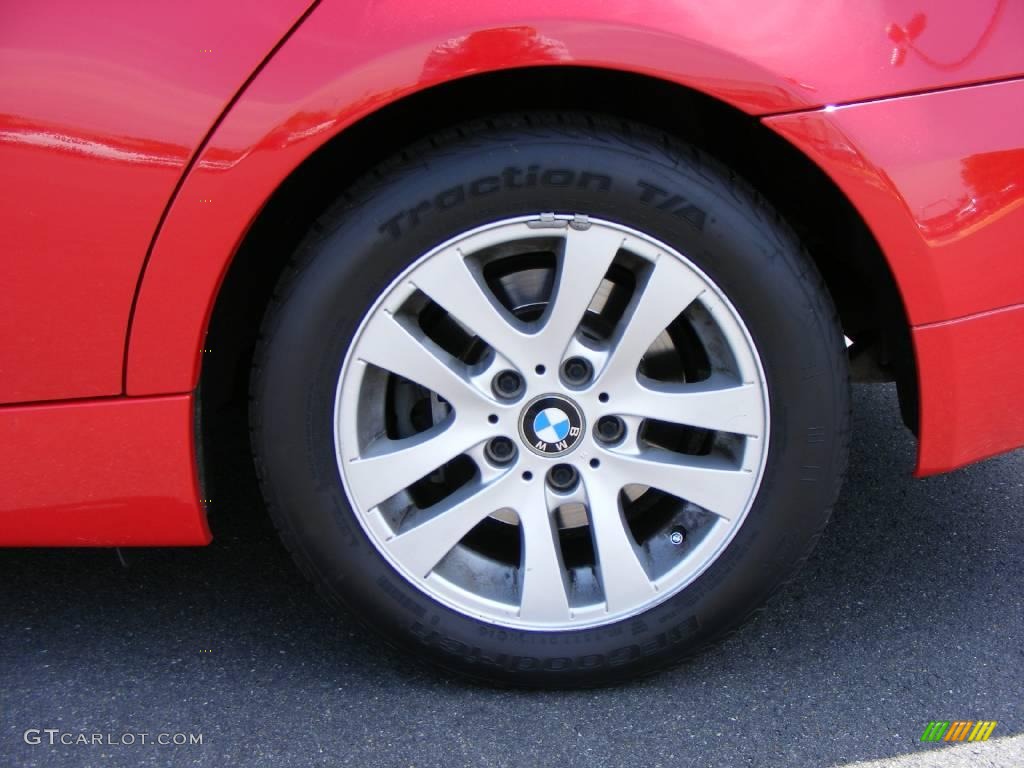 2006 3 Series 325i Sedan - Electric Red / Black photo #20