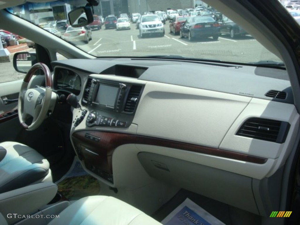 2011 Sienna XLE AWD - Black / Bisque photo #18