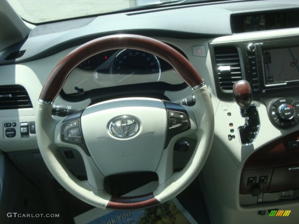 2011 Sienna XLE AWD - Black / Bisque photo #20