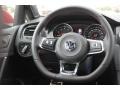 Titan Black Leather 2015 Volkswagen Golf GTI 4-Door 2.0T SE Steering Wheel