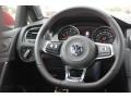 Titan Black Leather Steering Wheel Photo for 2015 Volkswagen Golf GTI #95462306