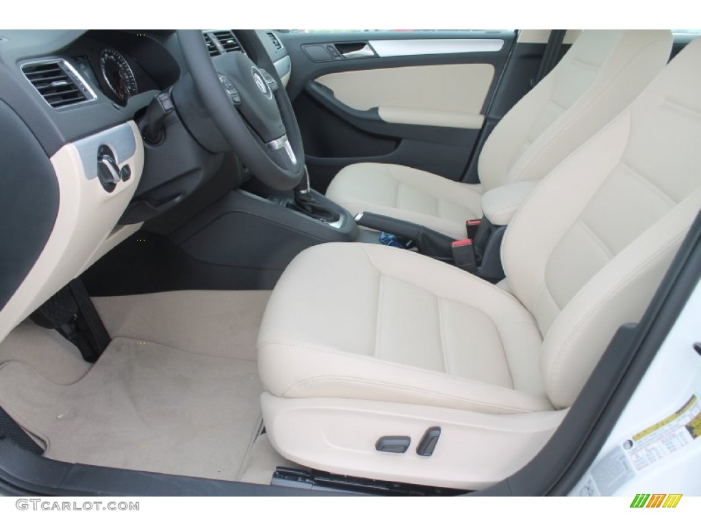2014 Volkswagen Jetta Hybrid SEL Front Seat Photos