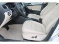 2014 Volkswagen Jetta Cornsilk Beige Interior Front Seat Photo