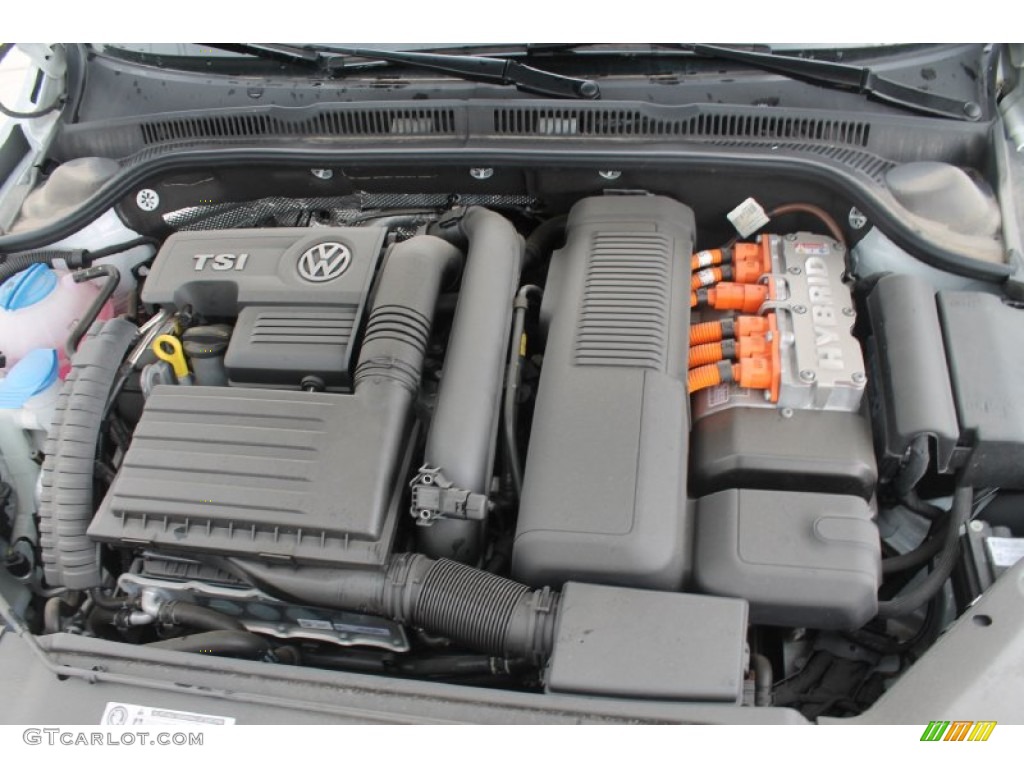 2014 Volkswagen Jetta Hybrid SEL 1.4 Liter Turbocharged Stratified Injection DOHC 16-Valve 4 Cylinder Gasoline/Electric Hybrid Engine Photo #95462648