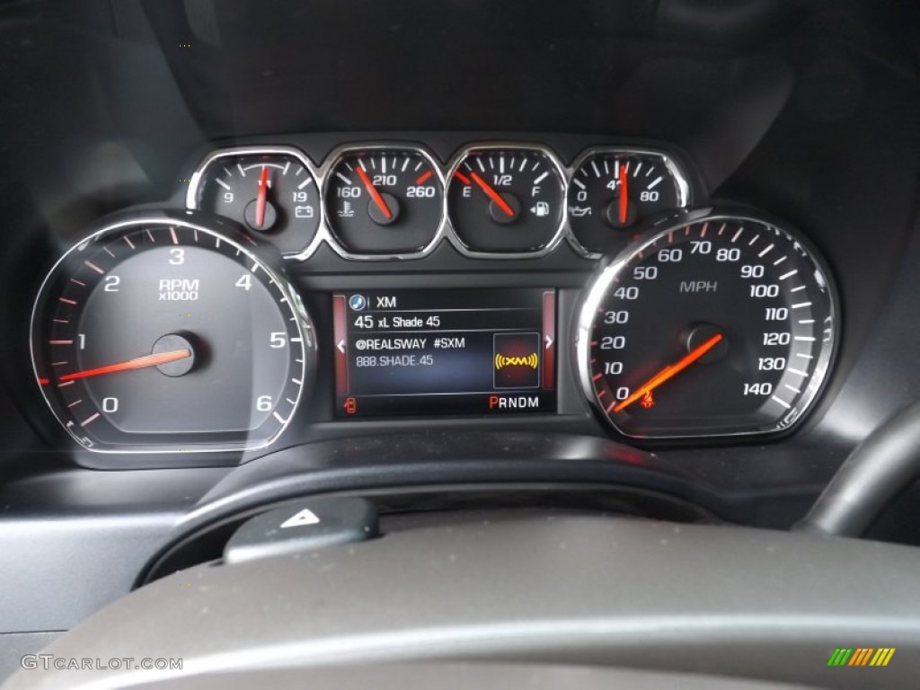 2014 GMC Sierra 1500 SLT Double Cab 4x4 Gauges Photo #95462924