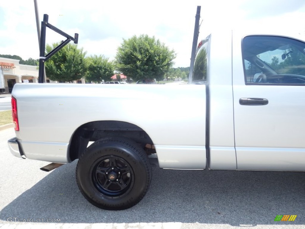 2005 Ram 1500 SLT Regular Cab - Bright Silver Metallic / Dark Slate Gray photo #7