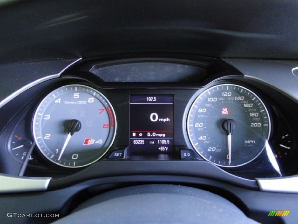 2010 Audi S4 3.0 quattro Sedan Gauges Photos