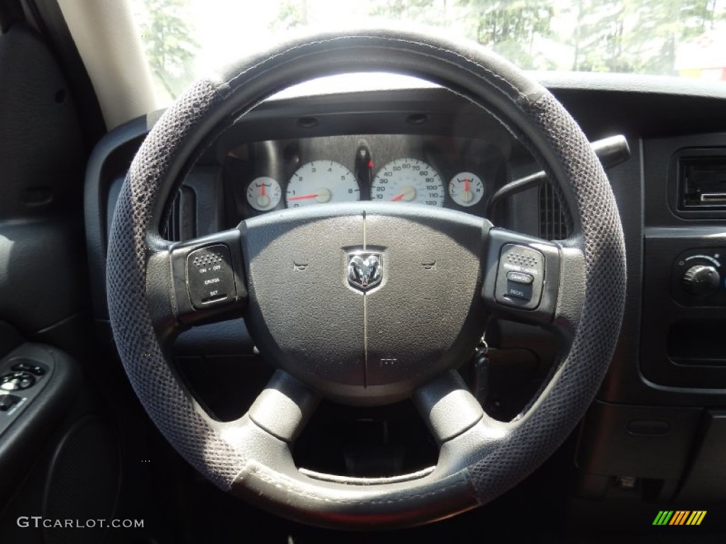 2005 Ram 1500 SLT Regular Cab - Bright Silver Metallic / Dark Slate Gray photo #34