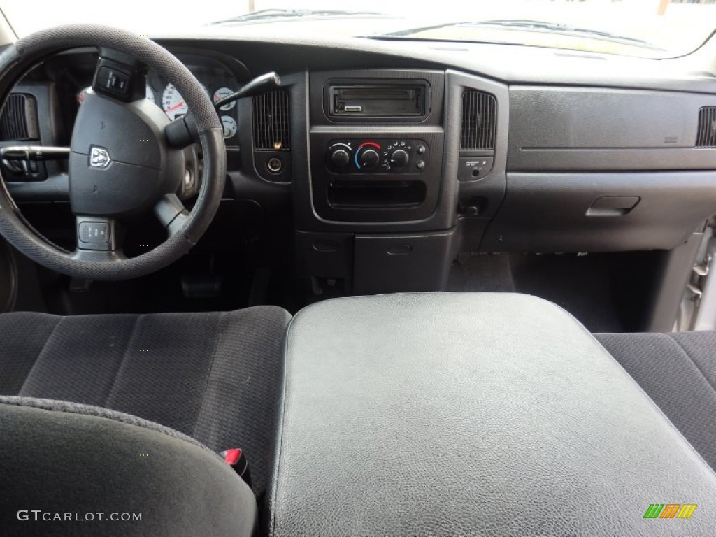 2005 Ram 1500 SLT Regular Cab - Bright Silver Metallic / Dark Slate Gray photo #42