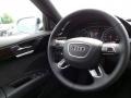 Black 2015 Audi A8 L 3.0T quattro Steering Wheel