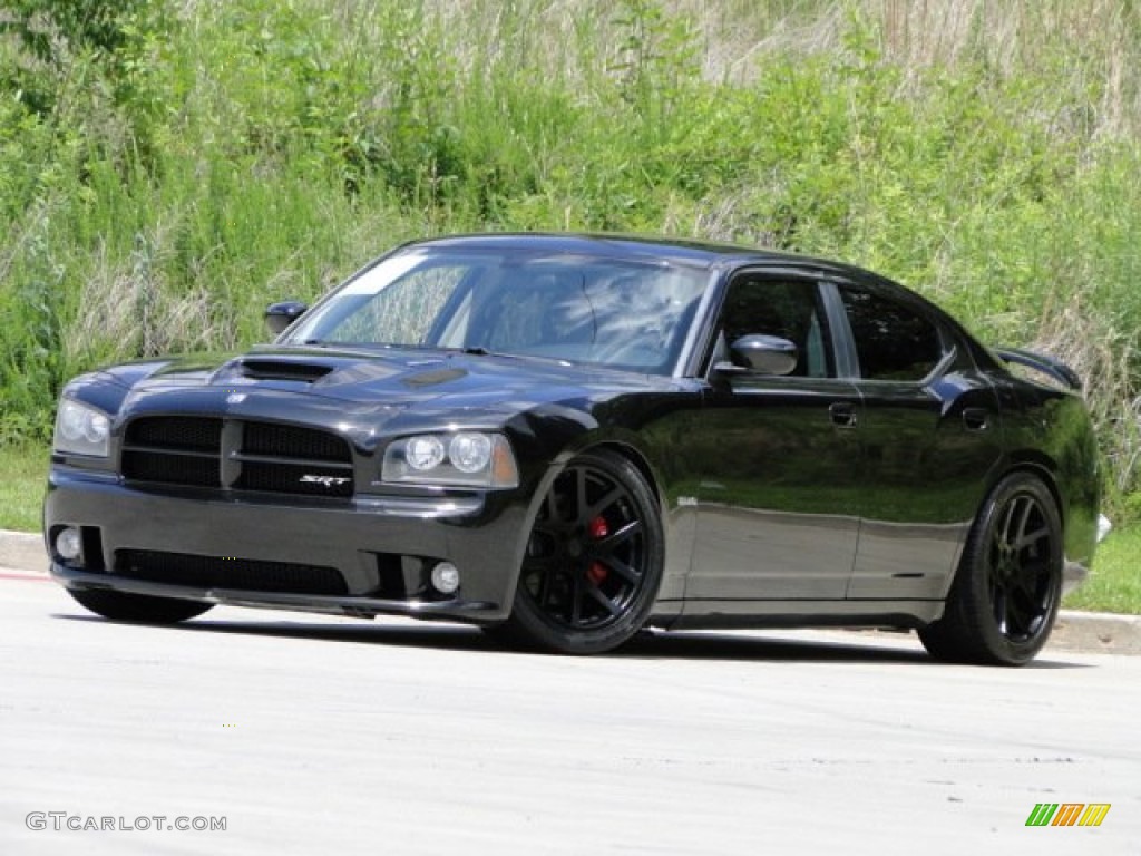 2006 Charger SRT-8 - Brilliant Black Crystal Pearl / Dark Slate Gray/Light Slate Gray photo #1