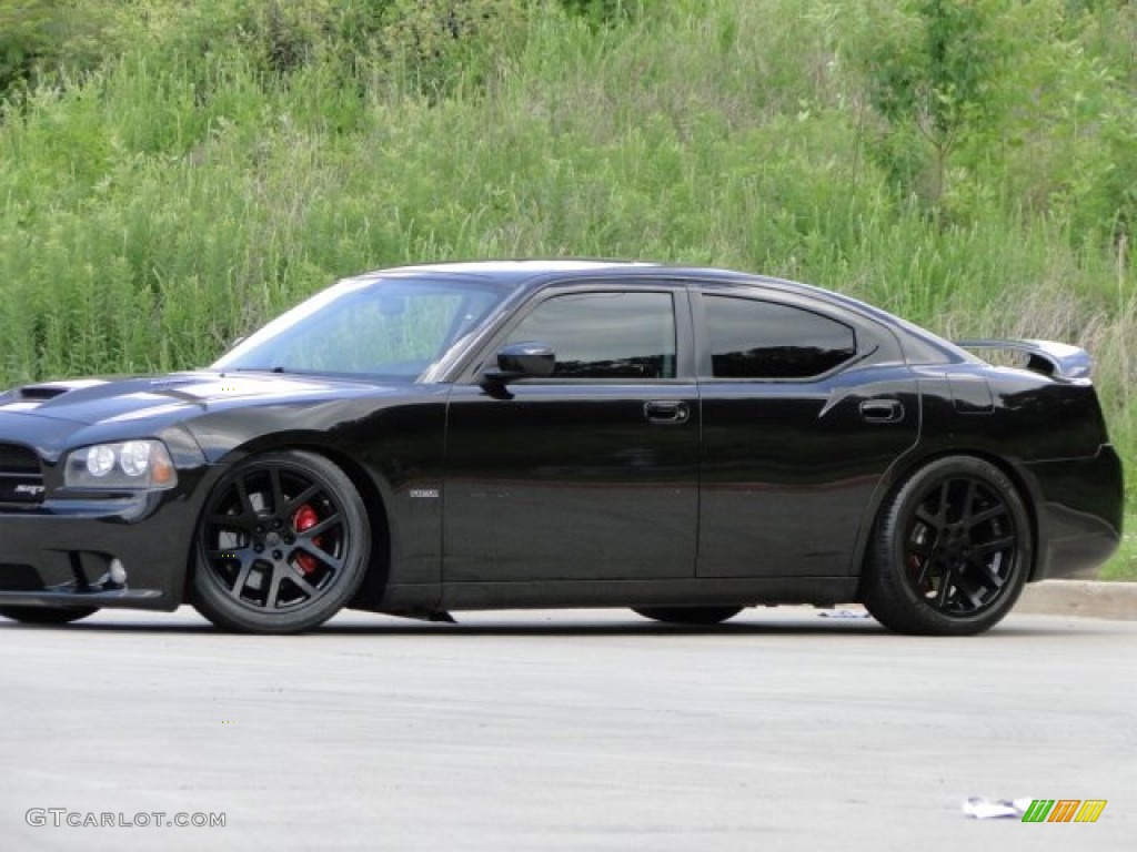 2006 Charger SRT-8 - Brilliant Black Crystal Pearl / Dark Slate Gray/Light Slate Gray photo #3