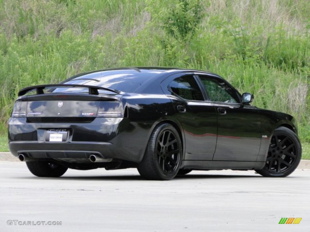 2006 Charger SRT-8 - Brilliant Black Crystal Pearl / Dark Slate Gray/Light Slate Gray photo #4
