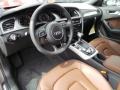 Chestnut Brown/Black Interior Photo for 2015 Audi A4 #95465450