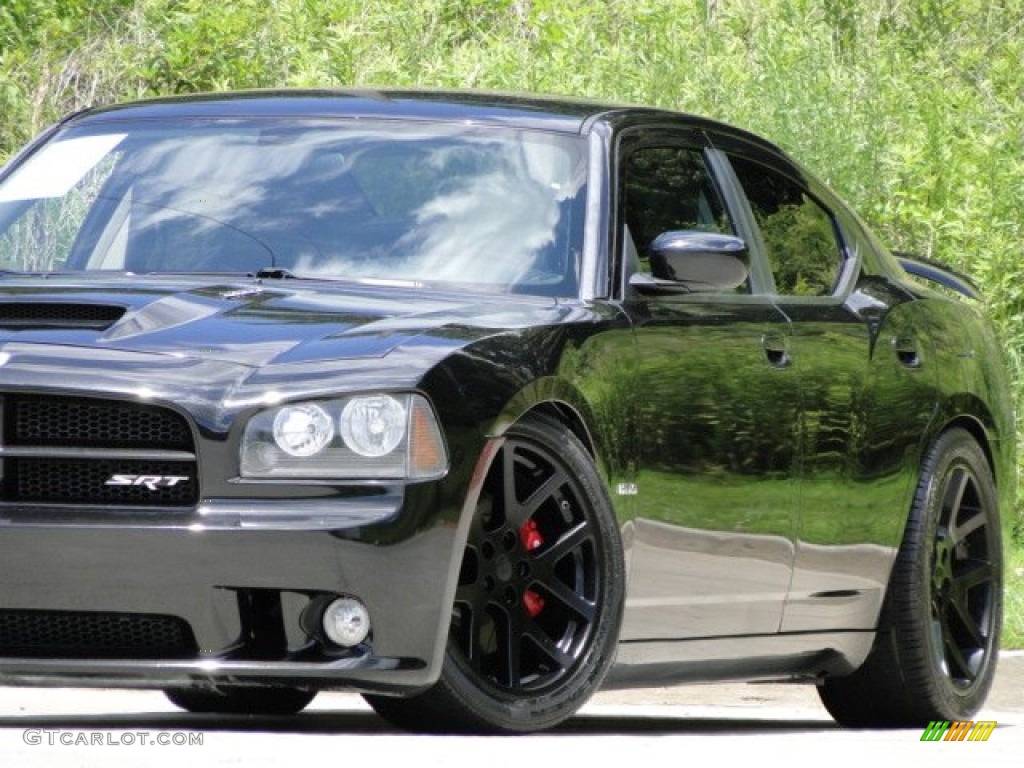 2006 Charger SRT-8 - Brilliant Black Crystal Pearl / Dark Slate Gray/Light Slate Gray photo #28