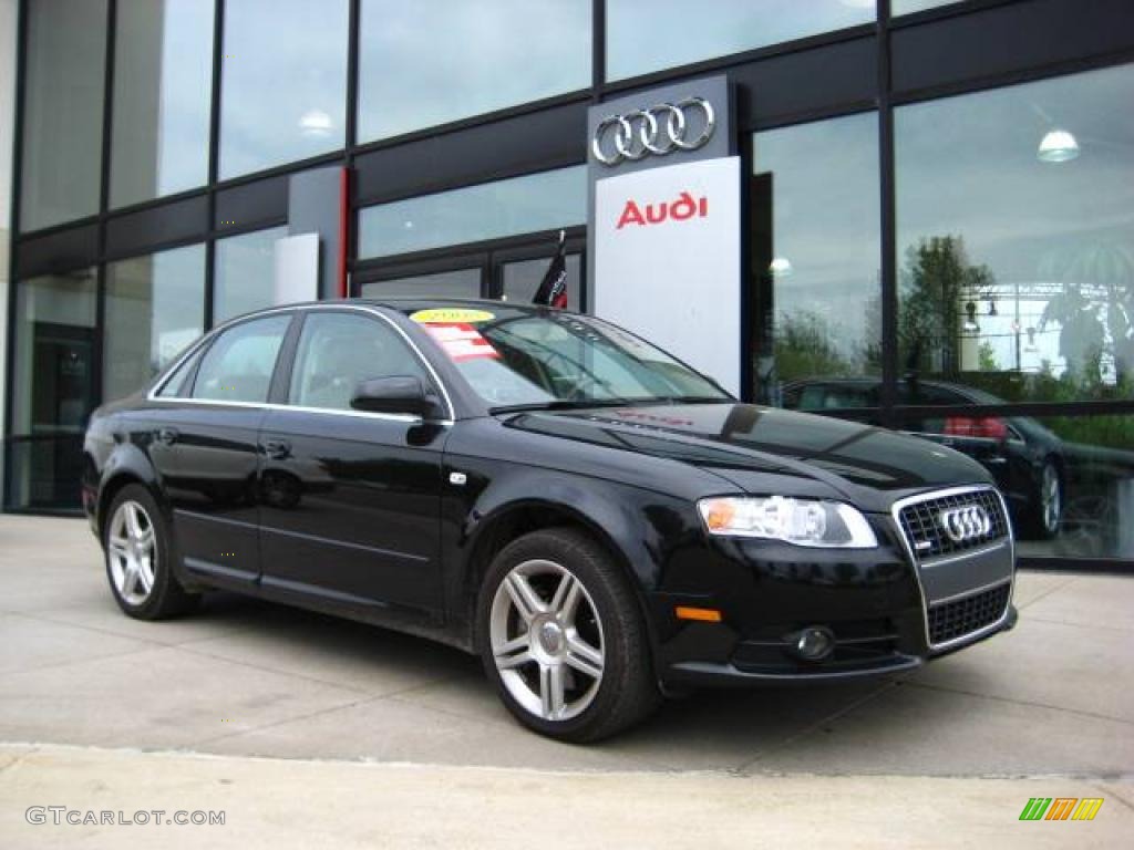 2008 A4 2.0T quattro Sedan - Light Silver Metallic / Beige photo #2