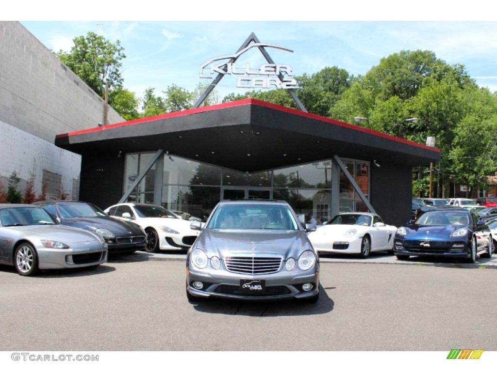 2009 E 350 4Matic Sedan - Flint Grey Metallic / Black photo #2