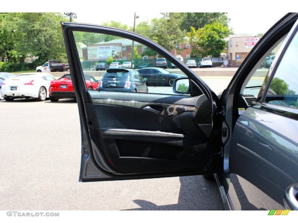 2009 E 350 4Matic Sedan - Flint Grey Metallic / Black photo #4