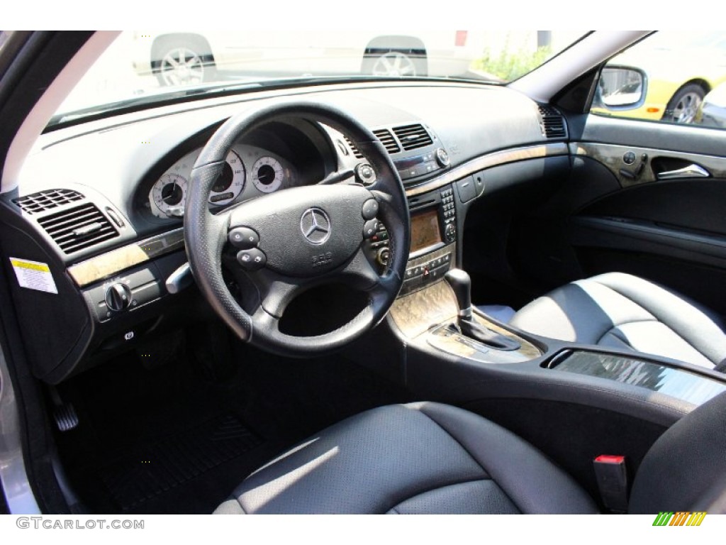 2009 E 350 4Matic Sedan - Flint Grey Metallic / Black photo #7