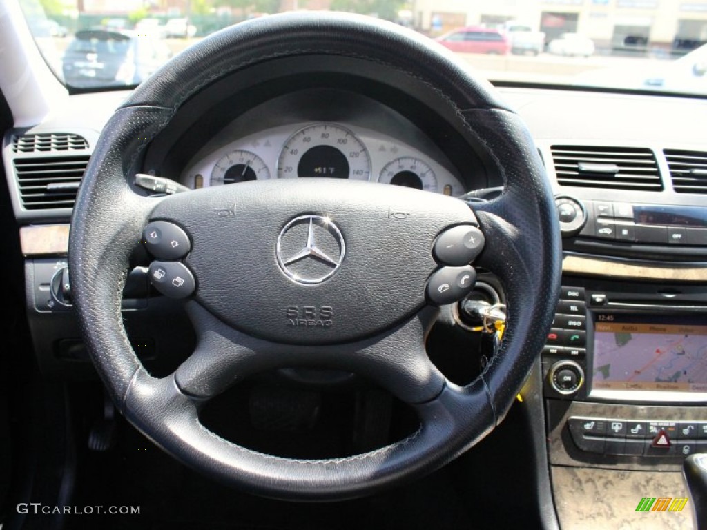 2009 E 350 4Matic Sedan - Flint Grey Metallic / Black photo #11