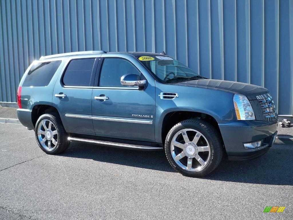 2008 Escalade AWD - Stealth Gray / Ebony photo #1