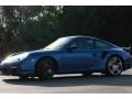 2007 Cobalt Blue Metallic Porsche 911 Turbo Coupe  photo #12