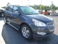 2009 Cyber Gray Metallic Chevrolet Traverse LTZ AWD  photo #6