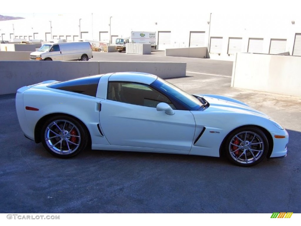 2010 Corvette Z06 - Arctic White / Dark Titanium photo #6