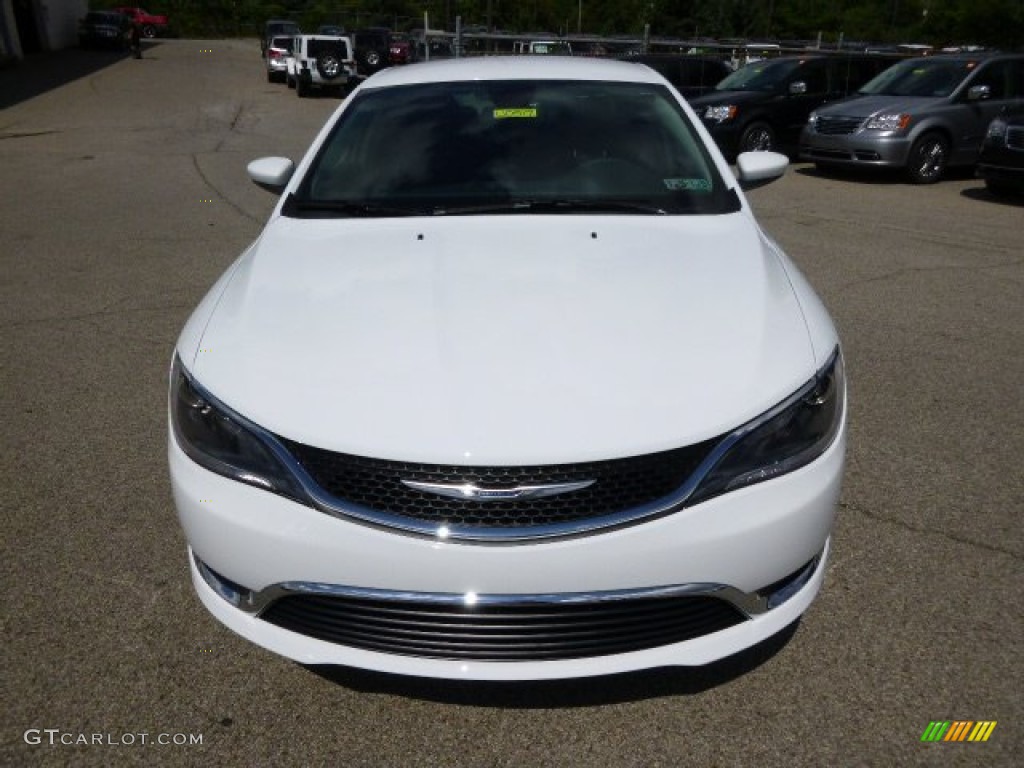 Lunar White Tri-Coat Pearl 2015 Chrysler 200 Limited Exterior Photo #95471141
