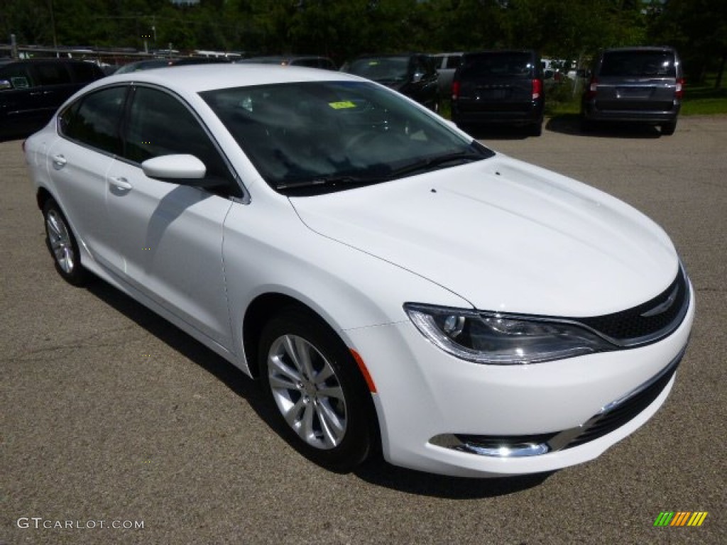 Lunar White Tri-Coat Pearl 2015 Chrysler 200 Limited Exterior Photo #95471165