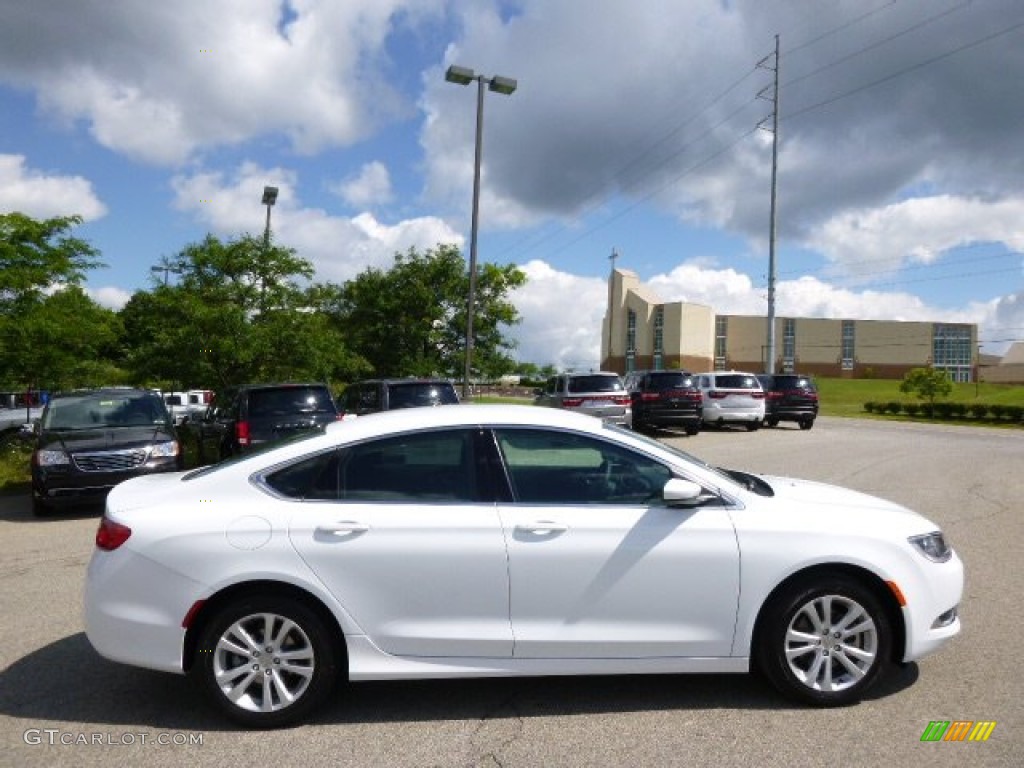 Lunar White Tri-Coat Pearl 2015 Chrysler 200 Limited Exterior Photo #95471186