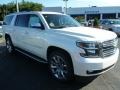 2015 White Diamond Tricoat Chevrolet Suburban LTZ 4WD  photo #7