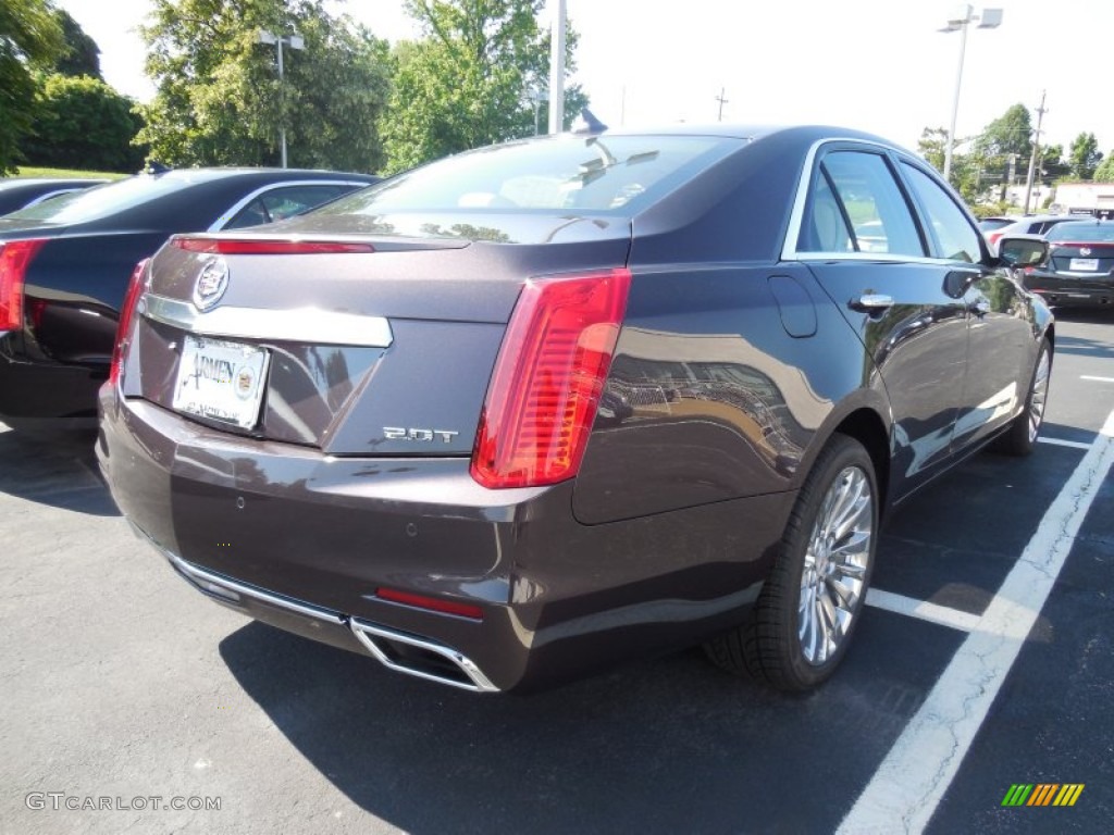 2014 CTS Luxury Sedan AWD - Majestic Plum Metallic / Light Cashmere/Medium Cashmere photo #5